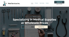 Desktop Screenshot of medservicesinc.com